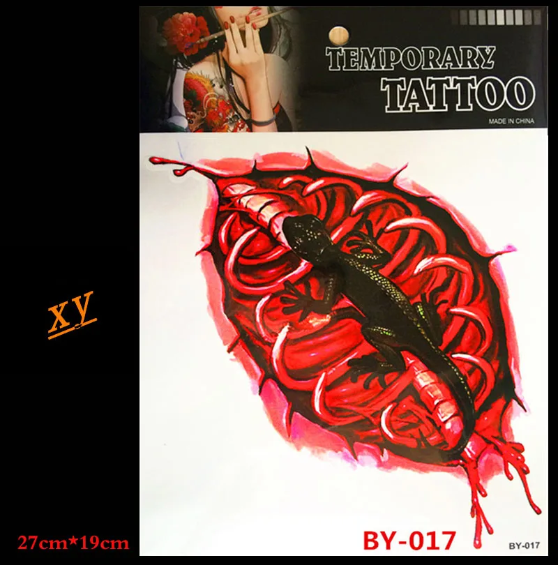 1 Pc Waterproof Temporary Tattoos Sticker Flash Tattoos Body Art Sexy