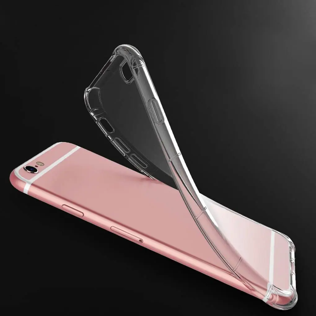 

HOT SALE For iphone 7 plus/8 plus Airbag Surrounded Protection Shockproof Cover Soft TPU Plastic Back Case Clear Phone Shell
