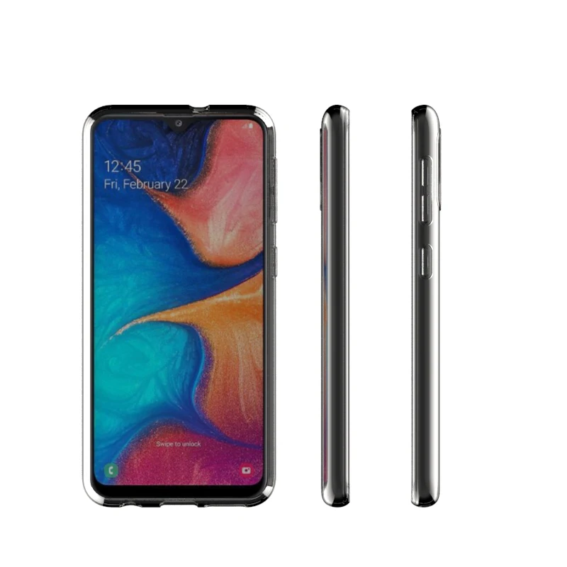 Фирменный прозрачный 1,2 мм мягкий ТПУ защитный чехол для samsung Galaxy A20E чехол
