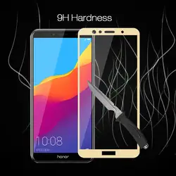 Полное покрытие на Honor 7A Pro 5,7 "закаленное Стекло для Honor7A Pro 7 Pro AUM-L29 Экран протектор 9 h защитная пленка 2.5D Стекло