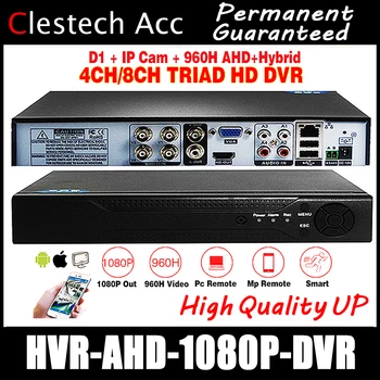 

AHDM DVR 4Channel 8Channel CCTV AHD DVR analog Hybrid DVR/720P 1080P NVR 4in1 Video Recorder For AHDL Camera IP Camera HDMI VGA