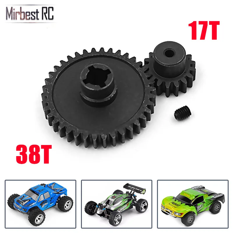 

Mirbest RC DIY Parts For WLtoys A959 A979 A959-B A979-B RC car metal upgrade accessories Metal reduction gear motor gear A949-61