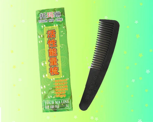 

Tourmaline Magnetic Hair Comb Nano Power Massage Comb with Retail Color Box