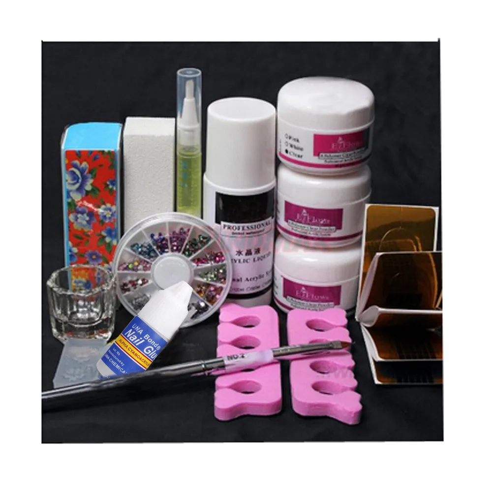 Дизайн ногтей Интимные аксессуары основные DIY комплект Acryic Косметическая пудра