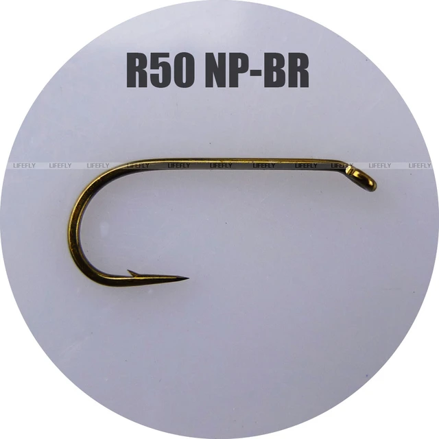 R50 NP-BR, 100 Fishing Hooks, Dry Fly Hooks, Fly Tying / Signature R50NP-BR  (old ref: R50 - 94840) - AliExpress