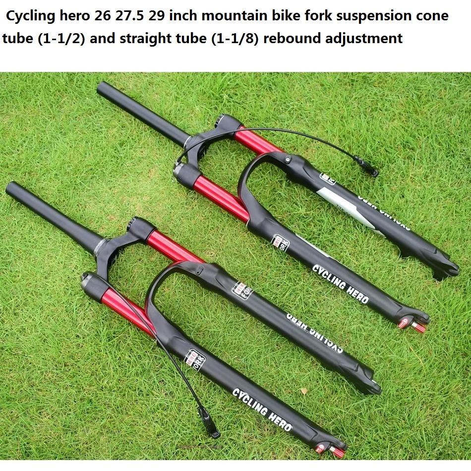 melhor 1 1 1 2 1 8 100 120mm Curso de Mountain Bike Garfo De Suspensão A Ar Impacto Plug Ajuste Bounce 26 27.5 29 Polegada Ao FOX SUNTOUR sr