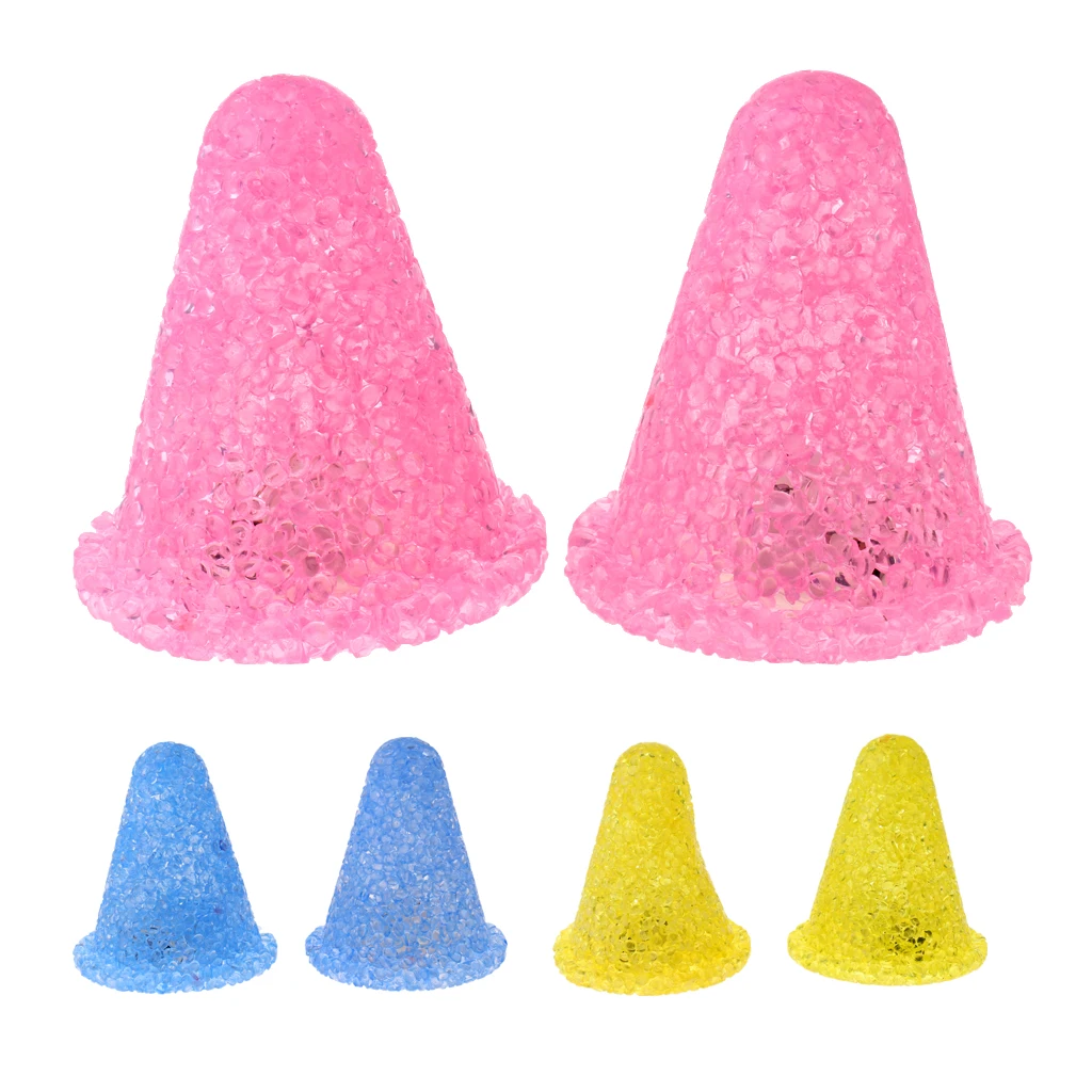 

2 Pieces Windproof Colorful LED Agility Maker Roller Skate Cones For Training Skating Sports Durable Fashion Design