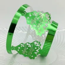 100 шт./лот ДИЗАЙН елки бумажная коробка с узором обёртка для кексов окружающий край праздник Кекс, печенье блин упаковка 7Z