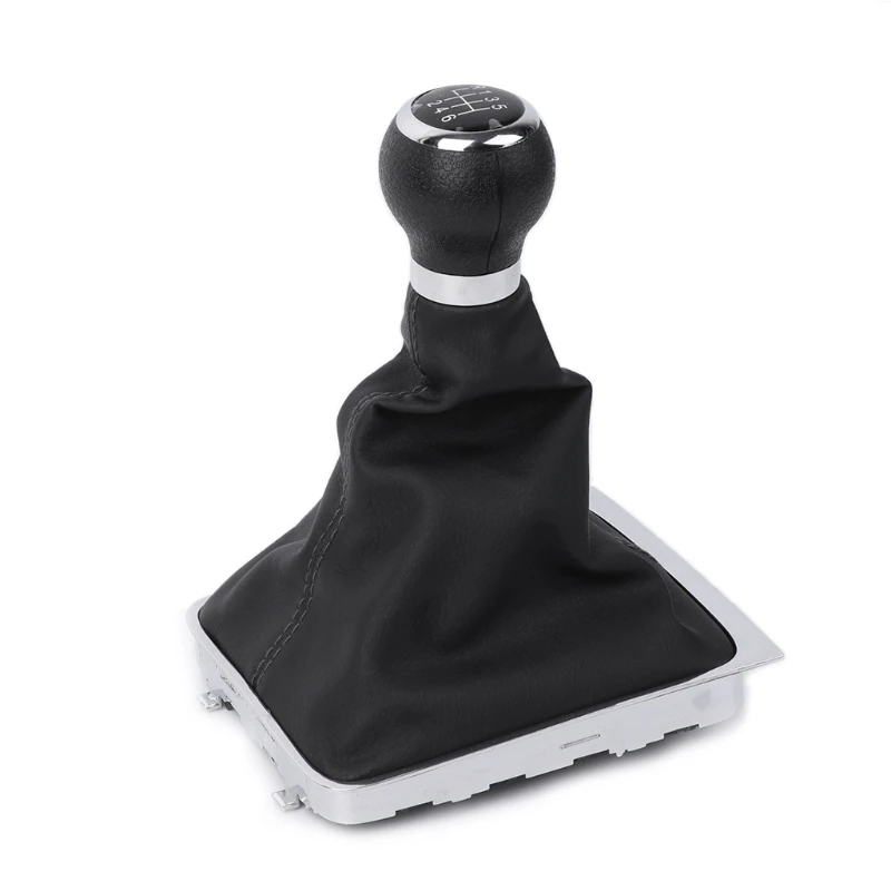 

Car Styling Gear Shift Knob Lever w/Gaiter Boot Cover Case For Volkswagen Passat B6 2005-2011