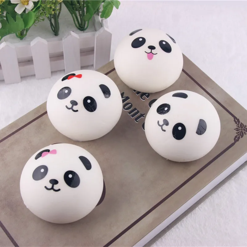 10 см мягкий плюшевый мишка Kawai panda мягкая игрушка для хлеба ключ из ПУ медленно