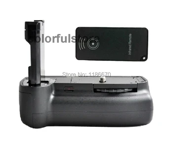 

Battery Hand Grip 2-Step Vertical Shutter For Nikon D5200 D5100 D5300 SLR Camera as MB-D51 MBD51+IR Remote Control Free Shipping