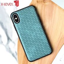 Новейший X-Level кожаный чехол для iPhone XS Max XR X Мягкий защитный чехол для iPhone 8 8 Plus 6 6s Plus чехол для бизнеса