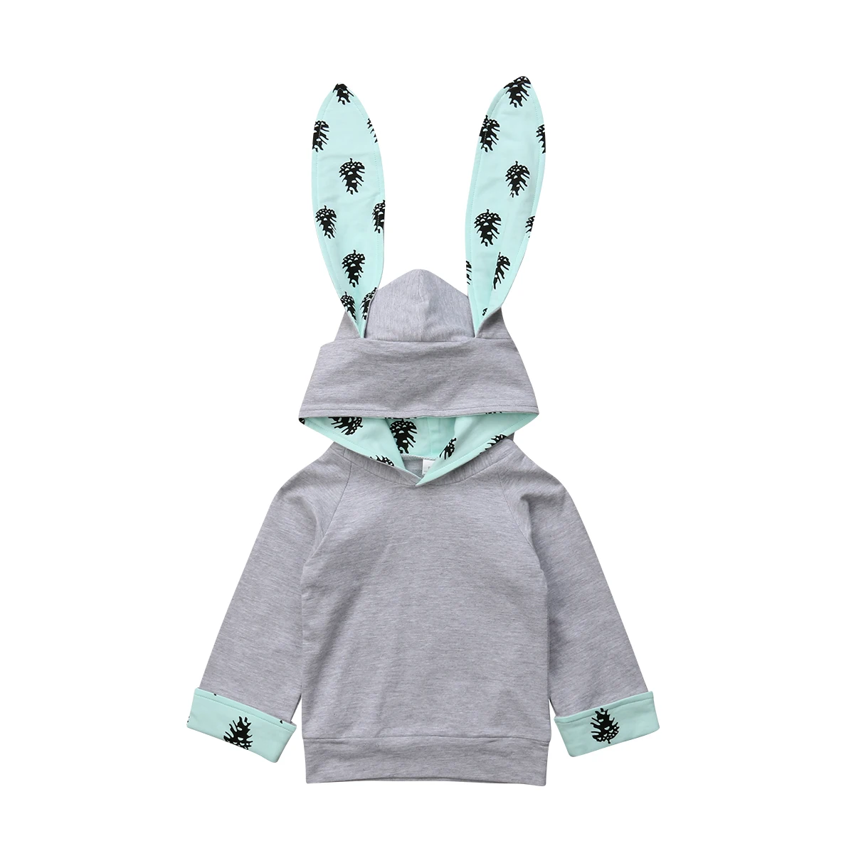 2018 Newborn Baby Boy Girl Clothes Casual Hooded Ears Rabbit Outerwear Jacket Coats Sweatsuit Clothing