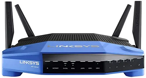 Linksys WRT1900ACS двухдиапазонный + Wi-Fi беспроводной маршрутизатор с гигабитными и USB 3,0 портами, умный Wi-Fi, ультра-быстрый процессор 1,6 ГГц