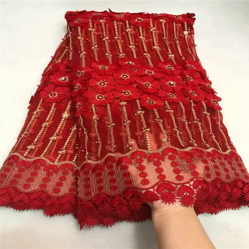 

ZQ!Best Selling African Lace Fabric Nigerian French Fabric 2018 High Quality African French Tulle Lace Fabric ! L112206