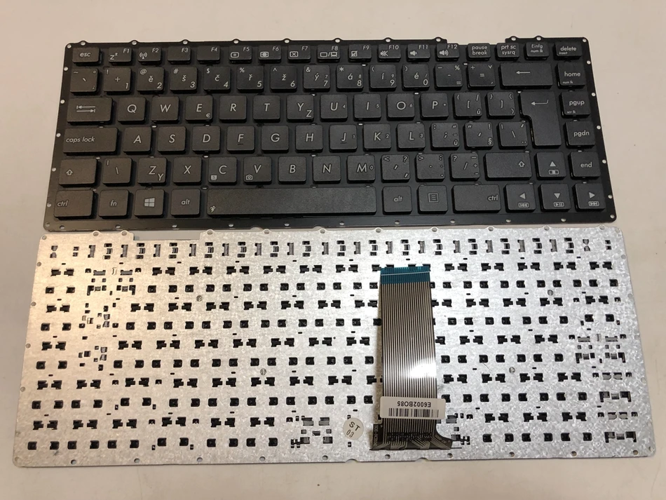 Чешская Клавиатура для ноутбука ASUS D450 D450C D450CA D450M D450MA D450MAV серия черный без рамки CZ