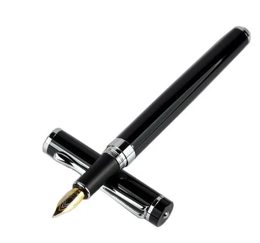 Авторучки или роллербол ручка черный Baoer 521 студенческие принадлежности канцелярские принадлежности высокого качества набор M nib M наконечник refil