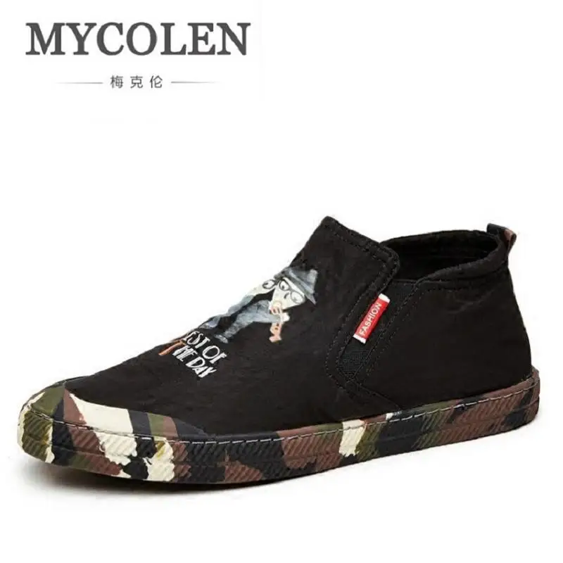 MYCOLEN модные дизайнерские кожаные персонализированные повседневные туфли