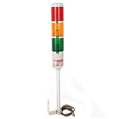 

Industrial Tower Signal Safety 3-Color Bulb Alarm Lamp DC 24Volt