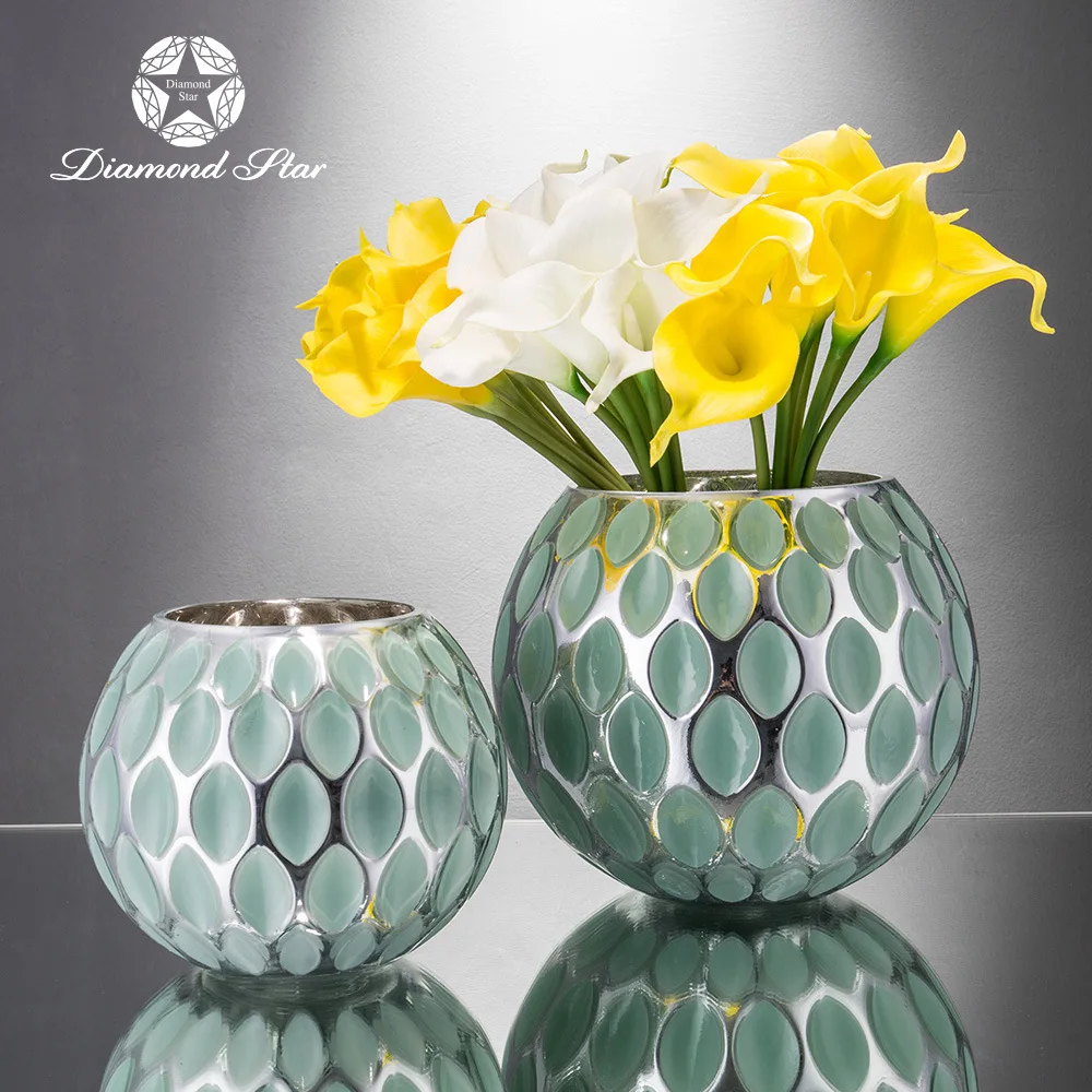 Стеклянная ваза в богемном стиле, домашний декор, сухие цветы, украшение для гостиной, вазы, цветочные украшения, современный декор