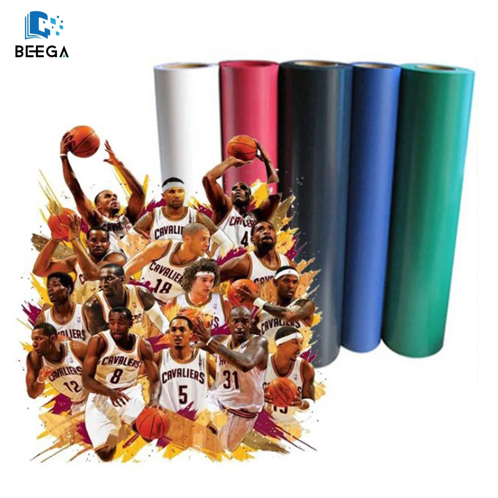 Screen Print Colors Korea Quality Flock Heat Transfer Adhesive Film for T-Shirts | Дом и сад