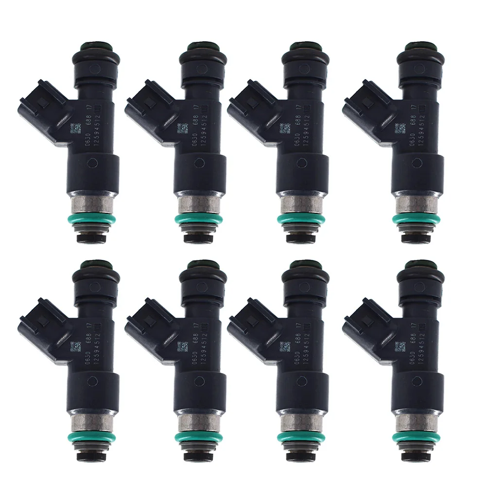 

New Set of 8 Fuel Injectors For 07-09 Chevrolet GMC 5.3L V8 12594512 217-2436