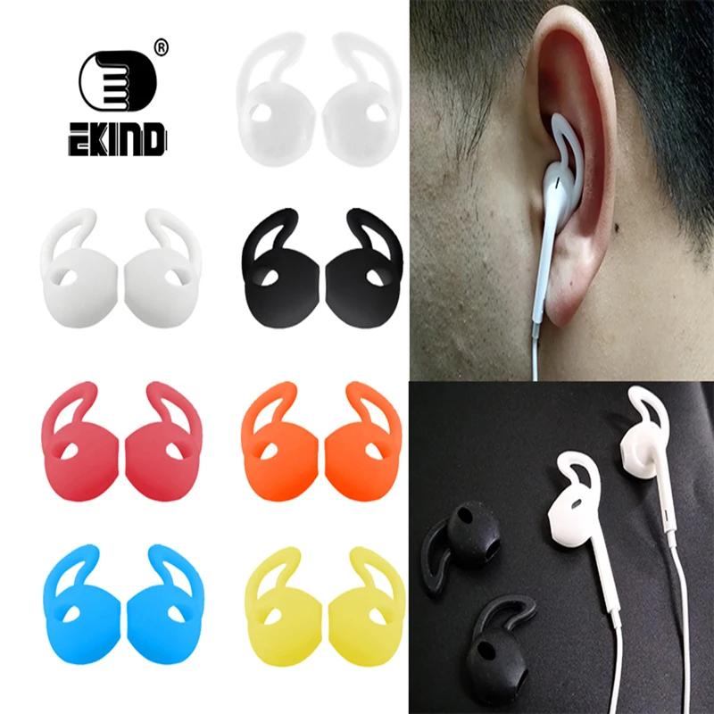 

50Pairs/100pieces Silicone Cover Earbuds Earphone Case for Apple iphone X 8 7 6 Plus 5 Earpods Headphone Eartip Ear Wings Hook