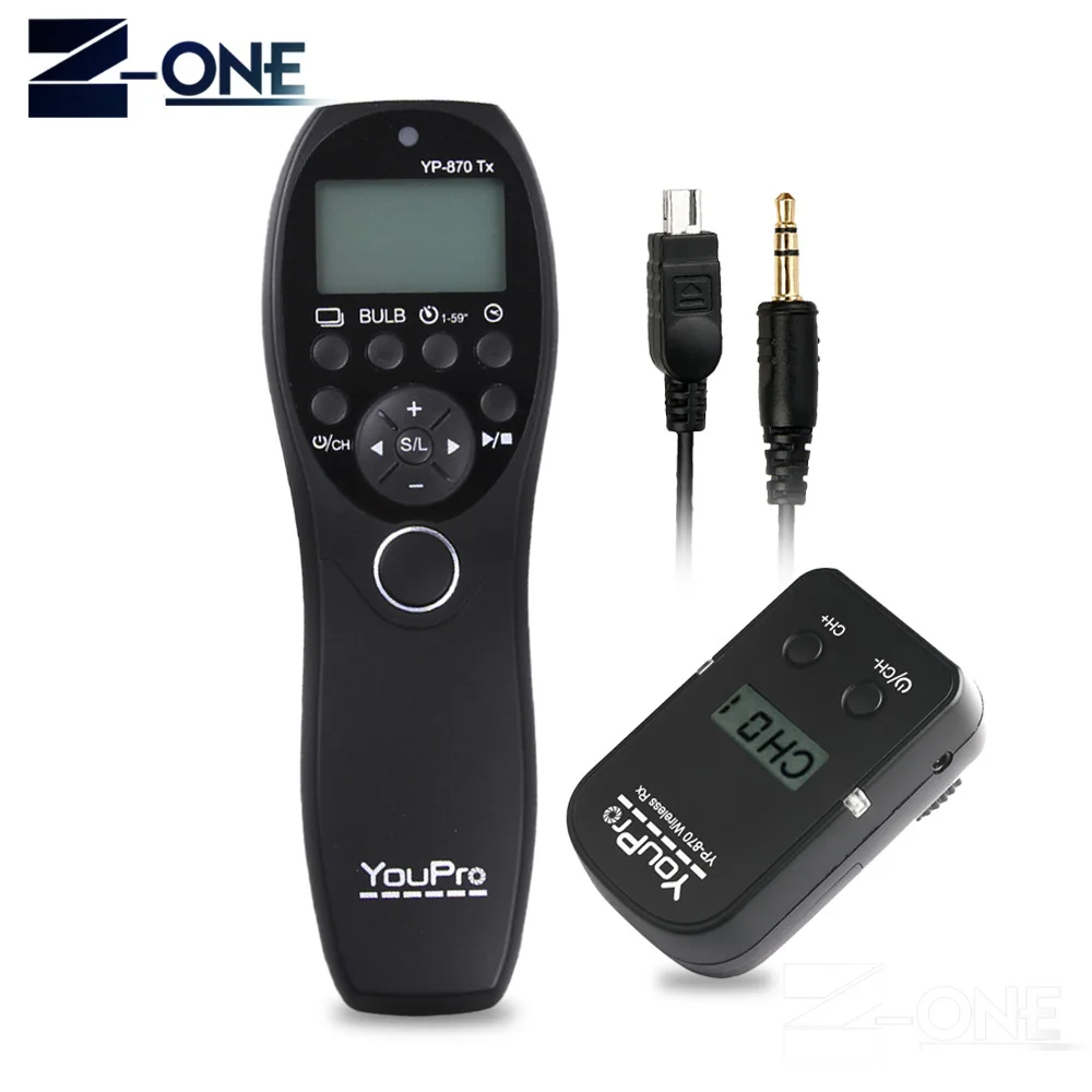 LCD Wireless Shutter Timer Remote 2.4G DC2 For Nikon D750/D7200/D7100