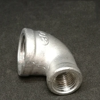 

1-1/2" BSP Female x 1/2" BSP Female 90 Degree Elbow 304 Stainless Steel Reducer Pipe Fitting Connector For Water Oil Air