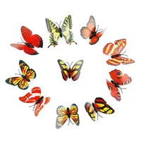 10pcs lot Colorful Changing Butterfly LED Night Light Lamp Butterfly LED Wall Stickers Home Room Party