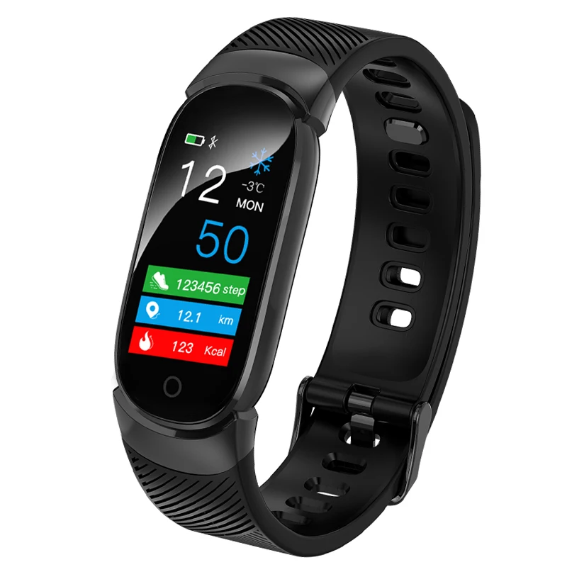 

2019 Smart Bracelet Wristband Watch Women Men Fitness Heart Rate Call Sports Running Tracker Waterproof Alloy Smart Wrist Watch