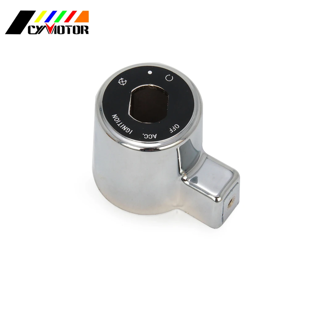 Chrome Ignition Switch Cover Cap For Harley Sportster Xl 883 1200 2004