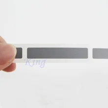 Сотрите Стикеры 6x40 мм Сотрите с помощью Монета серебряная Цвет пустой код Обложка пароль Стикеры царапин карты Стикеры