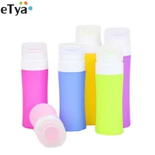 Силиконовая портативная дорожная упаковочная бутылка для лосьона, шампуня, ванны, косметический контейнер, сумка