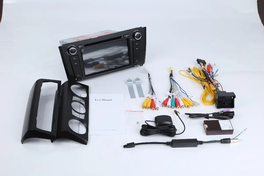 Excellent AutoRadio 2 Din Android 9.0 Car DVD Player For BMW E87 BMW 1 Series E88 E82 E81 I20 GPS Navigation Audio 4G Wifi DAB+BT camera 3