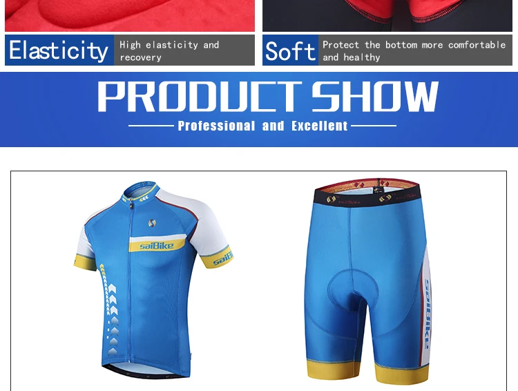 SaiBike быстросохнущая Джерси полиэстер MTB велосипедный комплект одежды Verano Ropa Maillot Ciclismo мужские шорты для велоспорта