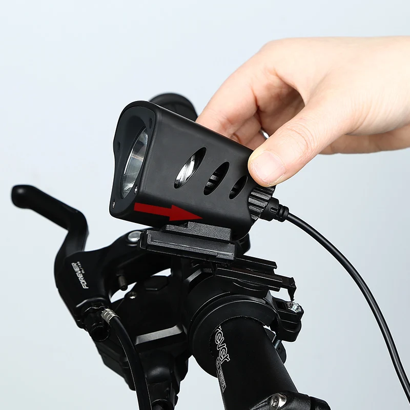Clearance INBIKE Bike Accessories Bike Light Bike Headlights USB Rechargable Safety Night Riding  Bicycle Light Waterproof MTB bicicleta 4
