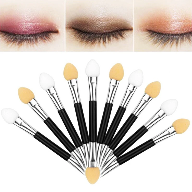 

Double Head Eye Shadow Applicator Makeup Tool Sponge Stick Eye Shadow Stick Manicure Nail Art Tool Makeup Stick N40DH