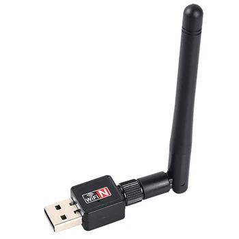 

Mini Usb Wifi Adapter 150mbps 2db Wifi Dongle Mt7601 Wi-Fi Receiver Wireless Network Card 802.11b/N/G High Speed Wifi Ethernet