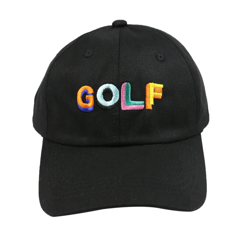 Новая Кепка golf Flame Le Fleur Tyler The Creator, новая мужская и женская кепка, бейсболка с вышивкой, кепка casquette, бейсболки#588 - Цвет: Белый