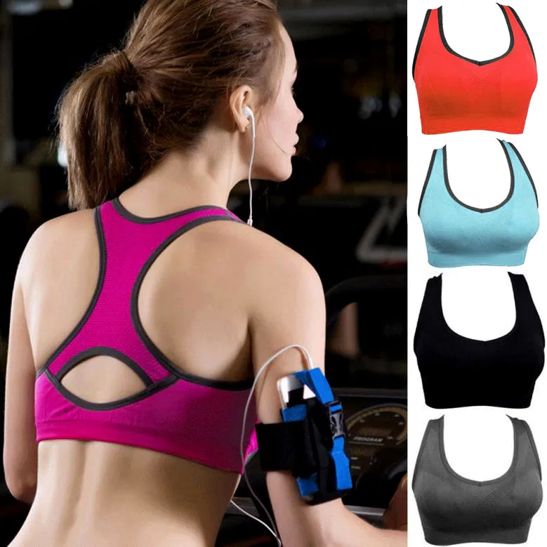 

KANCOOLD 2019 Fashion Women Sport Gym Bras Padded Fitness Tops For Yoga Workout Running Breathable Vest