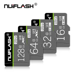 NUIFLASH Micro sd 8 GB 16 GB 32 GB sd card 64 GB 128 GB карта памяти класс 10 картао де memoria Бесплатная адаптер как подарок