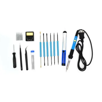 

110V Electric Soldering Iron Gun Adjustable Temperature 60W Welding Set Tool Kit
