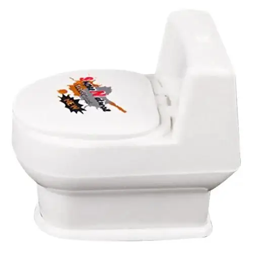 RCtown белый кричащий носик Туалет форма шалость игрушка
