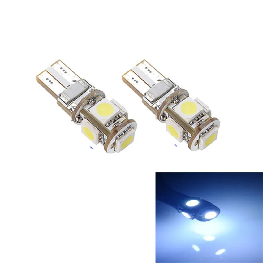 Надежный, модный, 10 шт. Canbus Error Free белый 5-SMD 5050 W5W 194 16 светодиодные лампы для интерьера My17