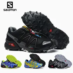 Salomon Скорость Крест 3 CS Мужская Уличная обувь Восхождение пеший Туризм Спортивные дышащие кроссовки solomon Cross мужской zapatillas Hombre