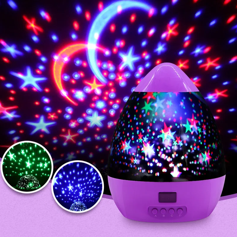 

Night Lights for Kids, Multi Colors Star Projector with Timer and Rotation for Kids and Baby Bedroom, Best Night Light