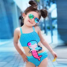Yangmaile/детский купальник-бикини с принтом для маленьких девочек; купальный костюм; пляжная одежда; de bain femme; лет