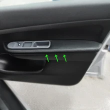 Per Peugeot 307 2004 2005 2006 2007 2008 2009 2010 2011 2012 2013 4 pcs del Portello di Automobile Pannello Bracciolo In Microfibra di cuoio Della Copertura Trim