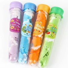 Фруктовый запах в форме цветка, 1 шт. в тубе, портативное лепестковое мыло для путешествий, ароматизированное мыло для ванны, детское мыло для мытья рук, бумага, разные цвета